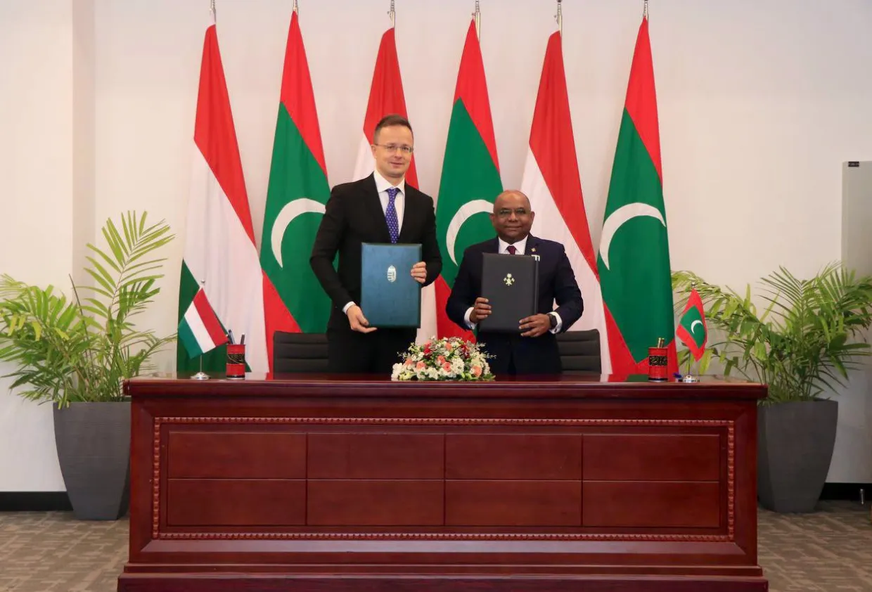 Hungarian Minister and Foreign Minister of Maldives