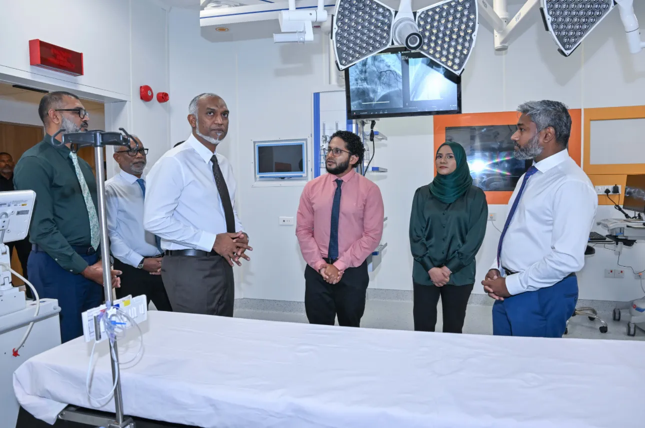 In the opening ceremony of Dharumavantha Hospital at tertiary level (Photo/President's Office)