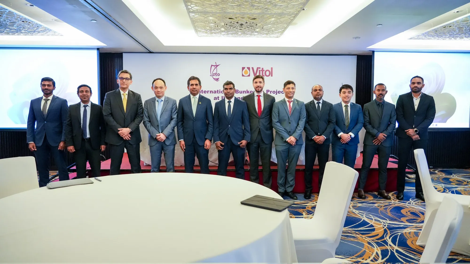 From the agreement signing ceremony between Vitol and STO
