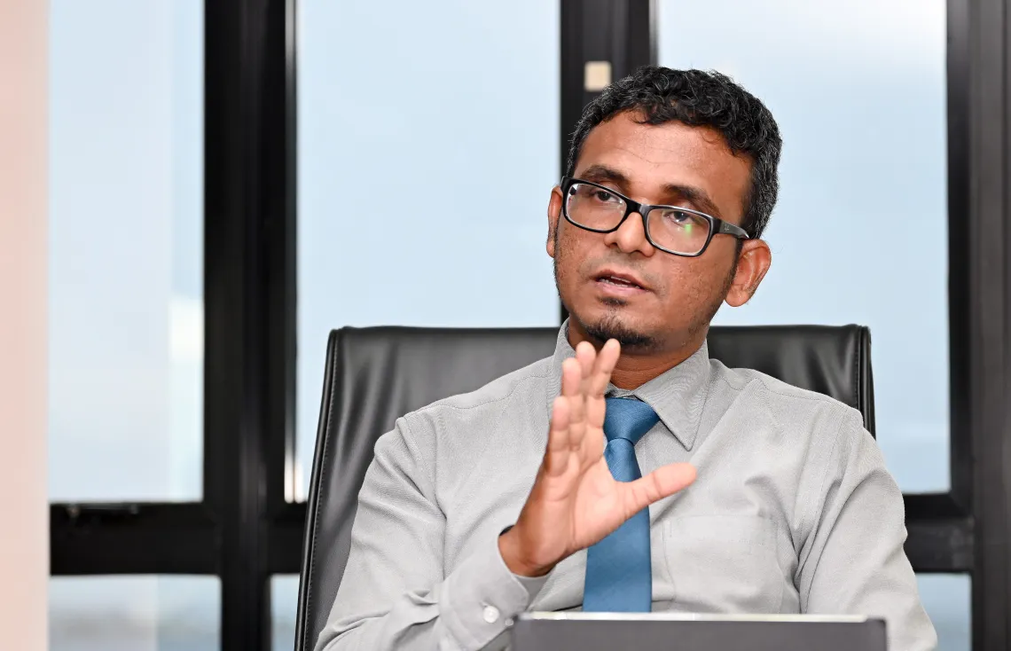 އެމްއެމްއޭގެ ގަވަރުނަރު އަހުމަދު މުނައްވަރު-- ފޮޓޯ: މިހާރު