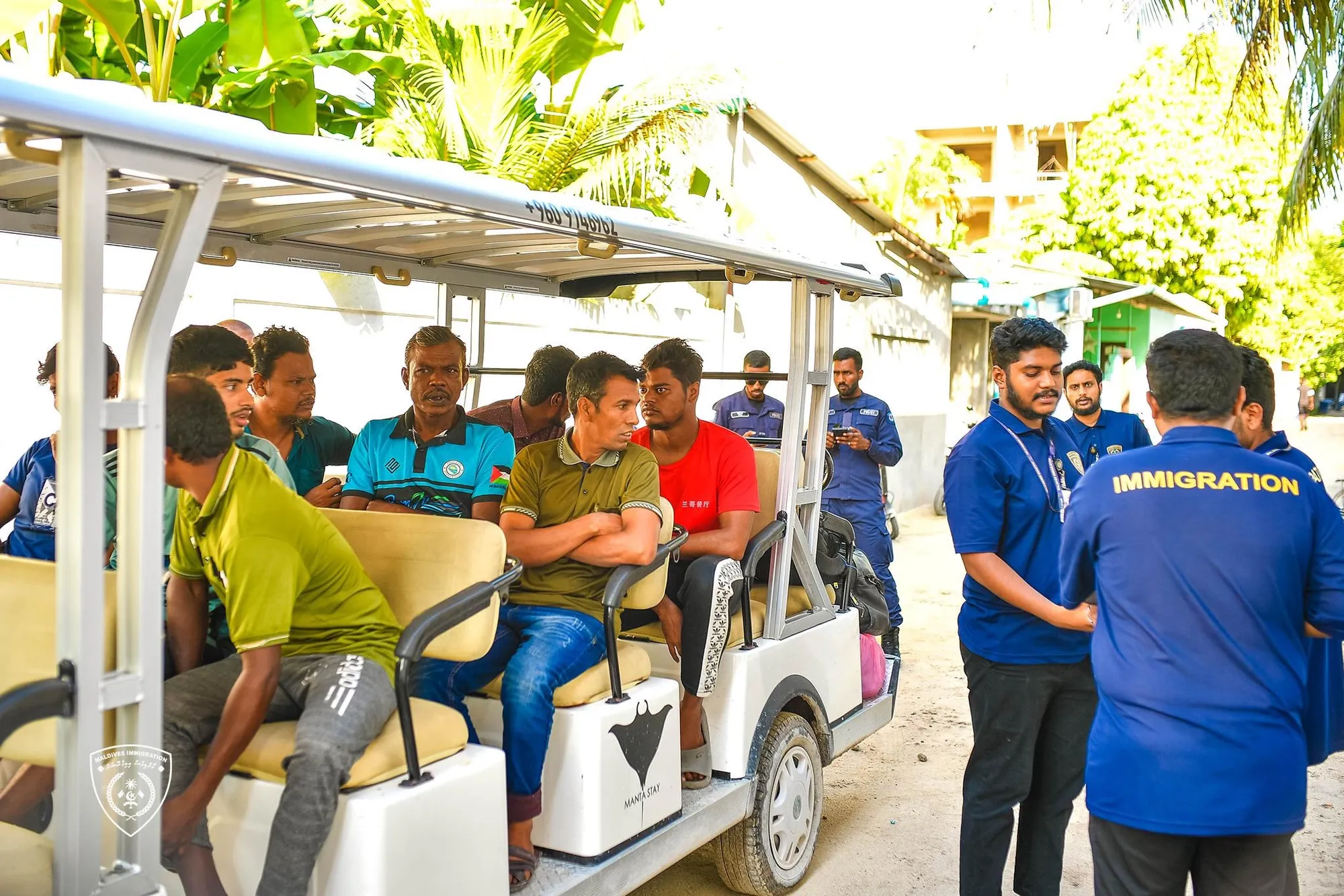 ތޮއްޑޫގައި ބޮޑު އޮޕަރޭޝަނެއް: 107 ބިދޭސީން އިމިގްރޭޝަންގެ ބެލުމުގެ ދަށަށް