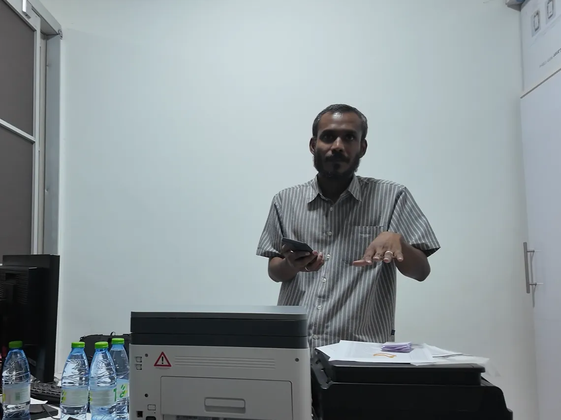 ކުންފުނީގެ މެނޭޖިން ޑިރެކްޓަރ އައްފާން - ފޮޓޯ: ދުވަސް