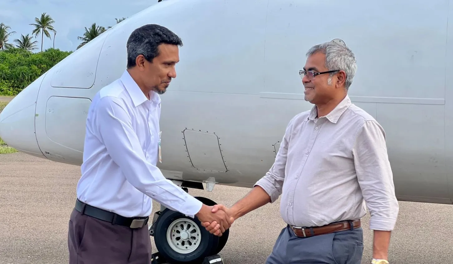 މިނސްޓަރ ޠާރިޤު އިބްރާހީމް ރަސްމީ ދަތުރުފުޅެއްގައި ފުވައްމުލަކު ސިޓީއަށް ވަޑައިގެންފި