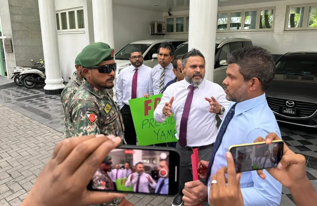 Opposition leadership at the President's office
