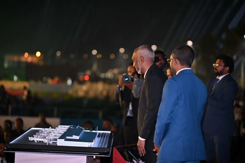 President Dr. Muizzu opening the new terminal (Photo/PO)