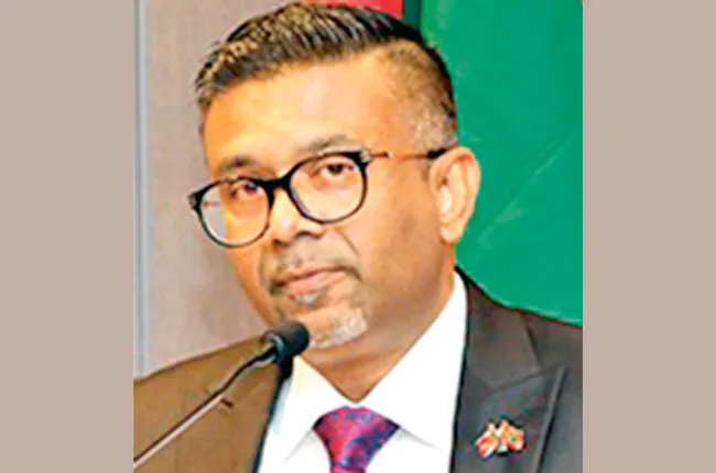 ސްރީ ލަންކާ – މޯލްޑިވްސް ބިޒްނަސް ކައުންސިލްގެ ރައީސް ސުދޭޝް މެންޑިސް -