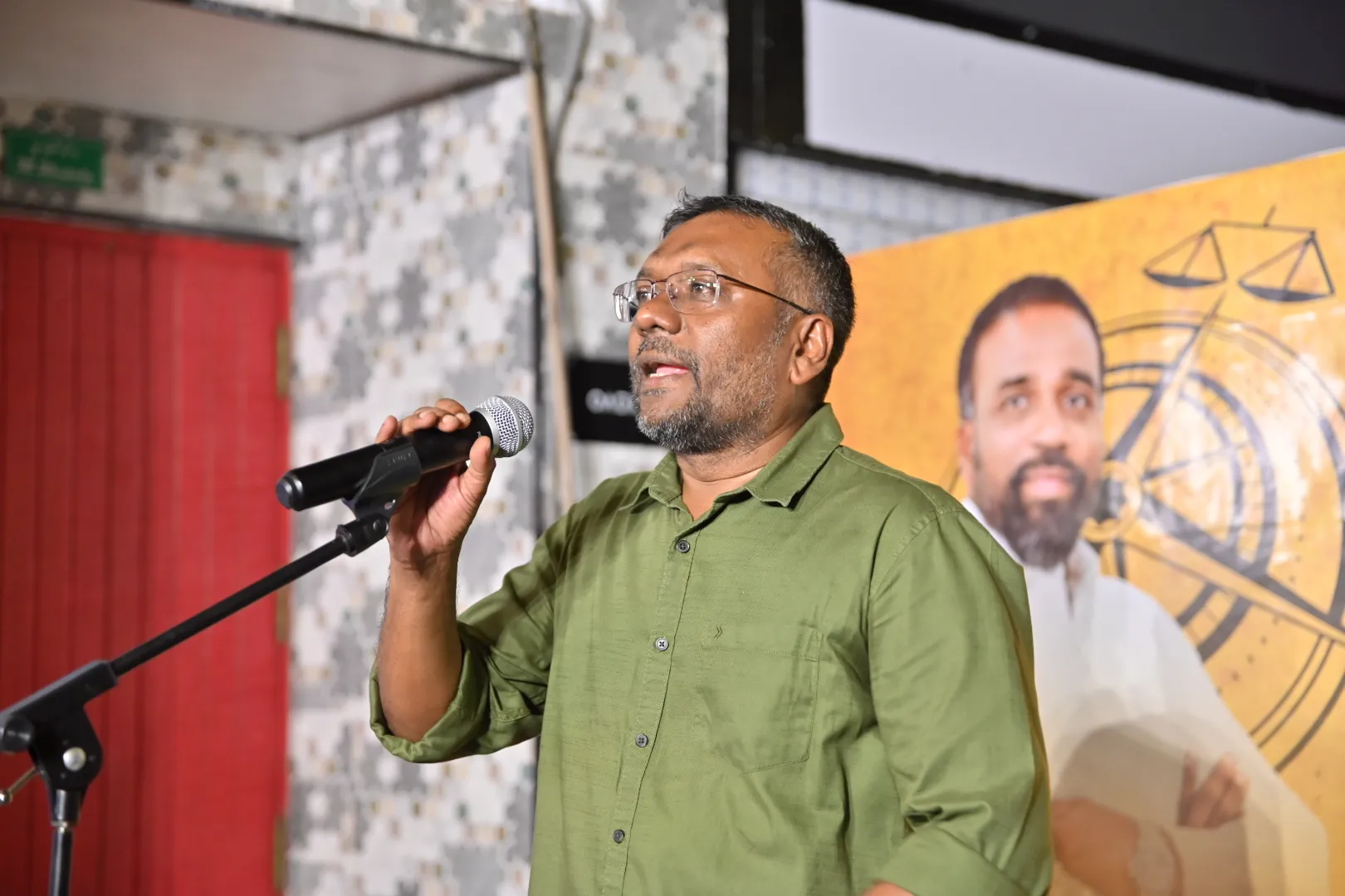 އެމްޑީޕިގެ ޗެއާޕާސަން ފައްޔާޒު އިސްމާއީލް— ފޮޓޯ/ އެމްޑީޕި
