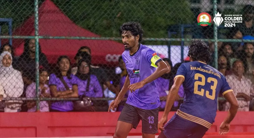 ކުޅުދުއްފުއްޓާއި ނޭކުރެންދޫ ވާދަކުރި މެޗުގެ ތެރެއިިން... ފޮޓޯ: ގޯލްޑަން ފުޓްސަލް އެސޯސިއޭޝަން