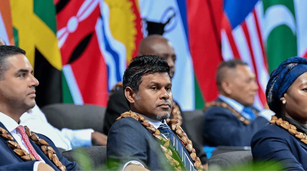 Vice President Hussain Mohamed Latheef at CHOGM 2024 (Photo/President's Office)