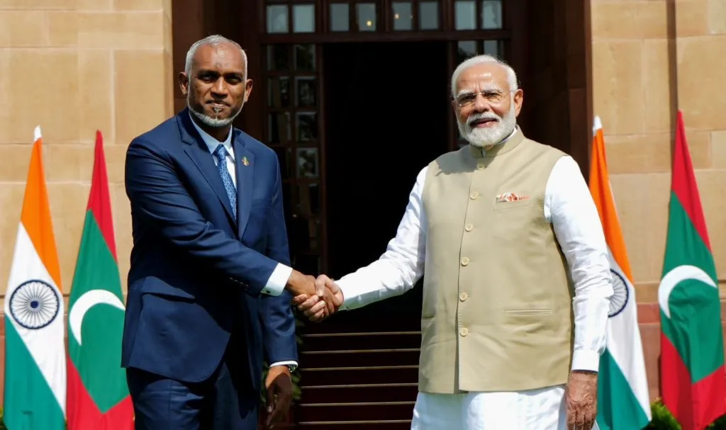 President Dr. Muizzu and Indian PM Modi (Photo/President's Office)