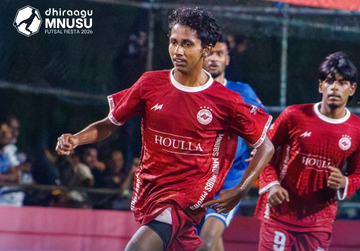 ދިރާގު އެމްއެންޔޫއެސްޔޫ ފުޓްސަލް ފިއެސްޓާ 2026 ގައި ރޭ ކުޅުނު މެޗުތަކުގެ ތެރެއިން؛ ފޮޓޯ / ދިރާގު އެމްއެންޔޫއެސްޔޫ ފުޓްސަލް ފިއެސްޓާ 2026