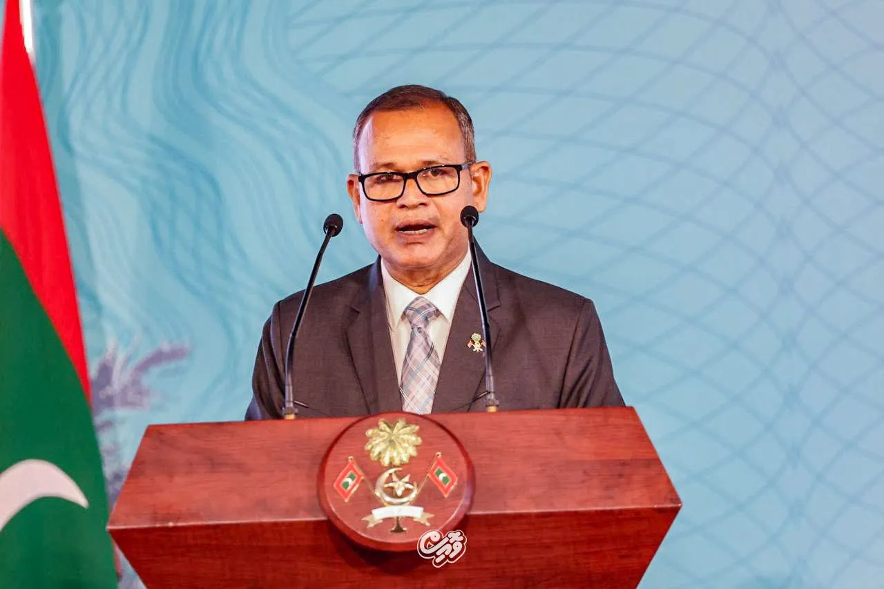 ސިޓީތަކާއި އިދާރީ ދާއިރާތައް ހިންގުމާއި، އާންމު މަސައްކަތްތަކާ ބެހޭ ވަޒީރު އާދަމް ޝަރީފް އުމަރު - ފޮޓޯ: ވޮއިސް