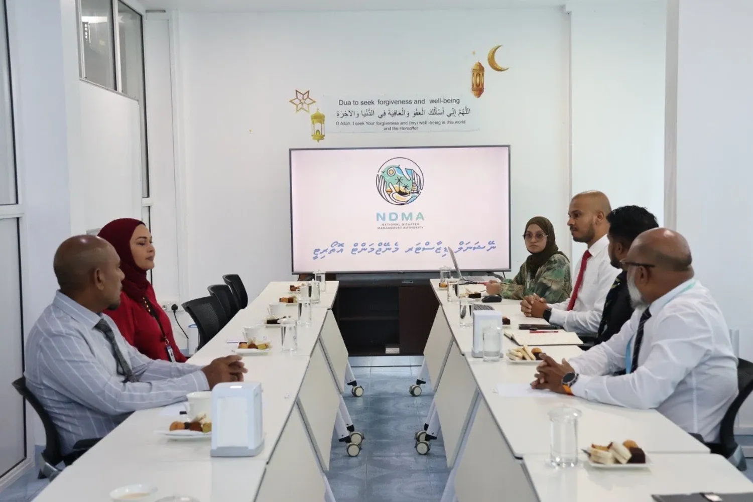 މިނިސްޓަރ އޮފް ޑިފެންސް އެންޑް ނޭޝަނަލް ސަރވިސް އެން.ޑީ.އެމް.އޭ.އަށް ޒިޔާރަތްކުރައްވައިފި