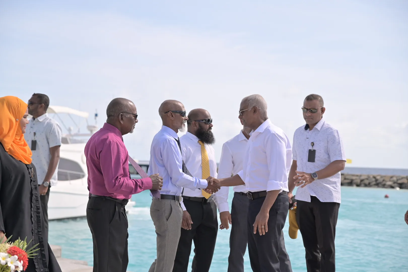 ރައީސް ޞާލިޙް ރަކީދޫ އަށް ވަޑައިގެންފި