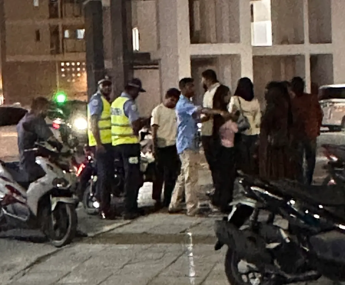 އެކްސިޑެންޓް ހިނގި ސަރަހައްދު- ފޮޓޯ/ އެކި