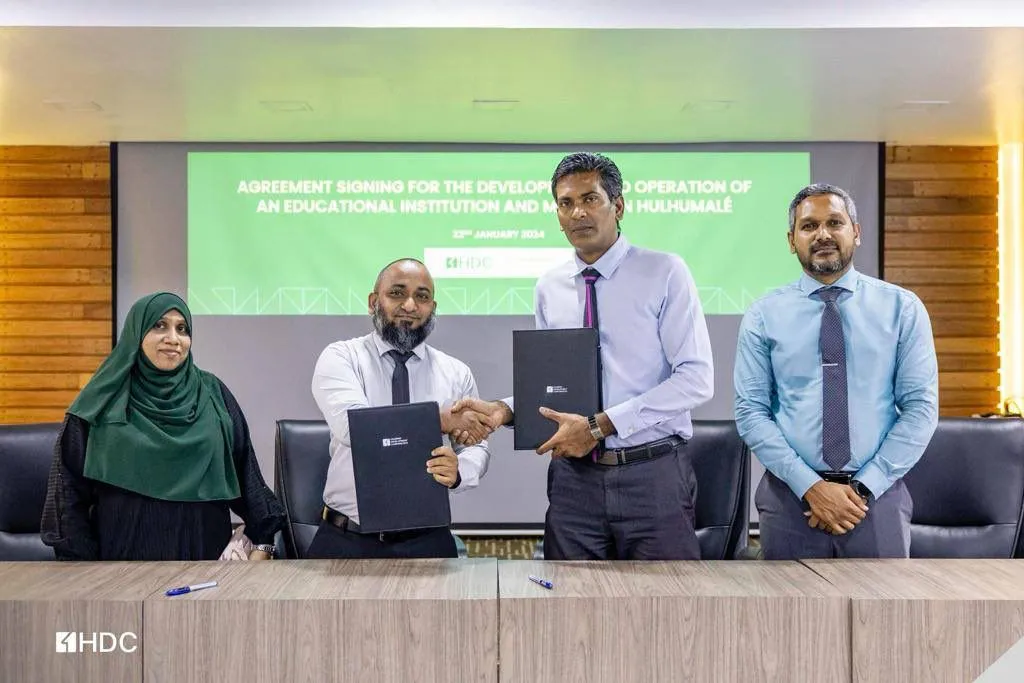 ހުޅުމާލޭގައި ސުކޫލު އަޅަން އެއްބަސްވުން-- ފޮޓޯ/އެޗްޑީސީ