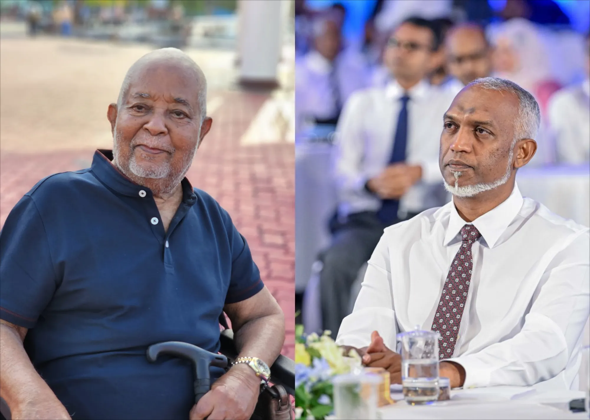 ރައީސް ޑރ މުހައްމަދު މުޢިއްޒު އާއި އަތަމާ އަބްދުލް ލތީފްަ