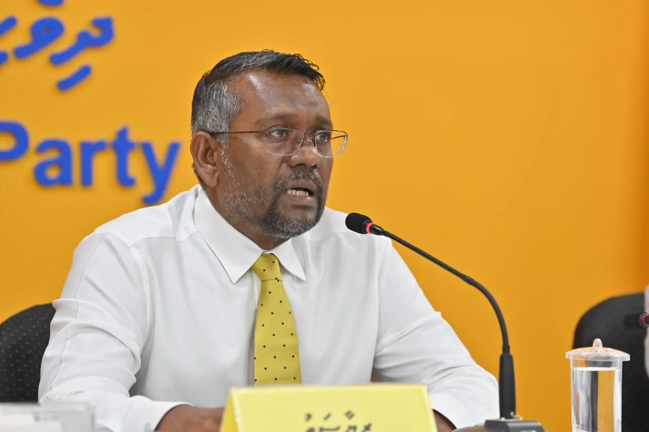 އެމްޑީޕީގެ ޗެއަރ ޕާސަން ފައްޔާޒު އިސްމާޢީލް: ފޮޓޯ/ އެމްޑީޕީ
