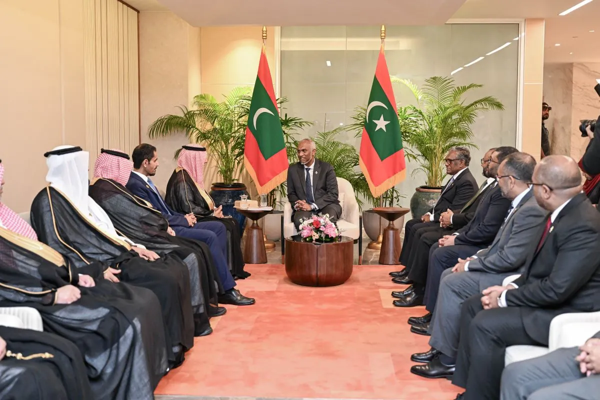 President Dr. Muizzu during meeting with Saudi envoy (Photo/President's Office)