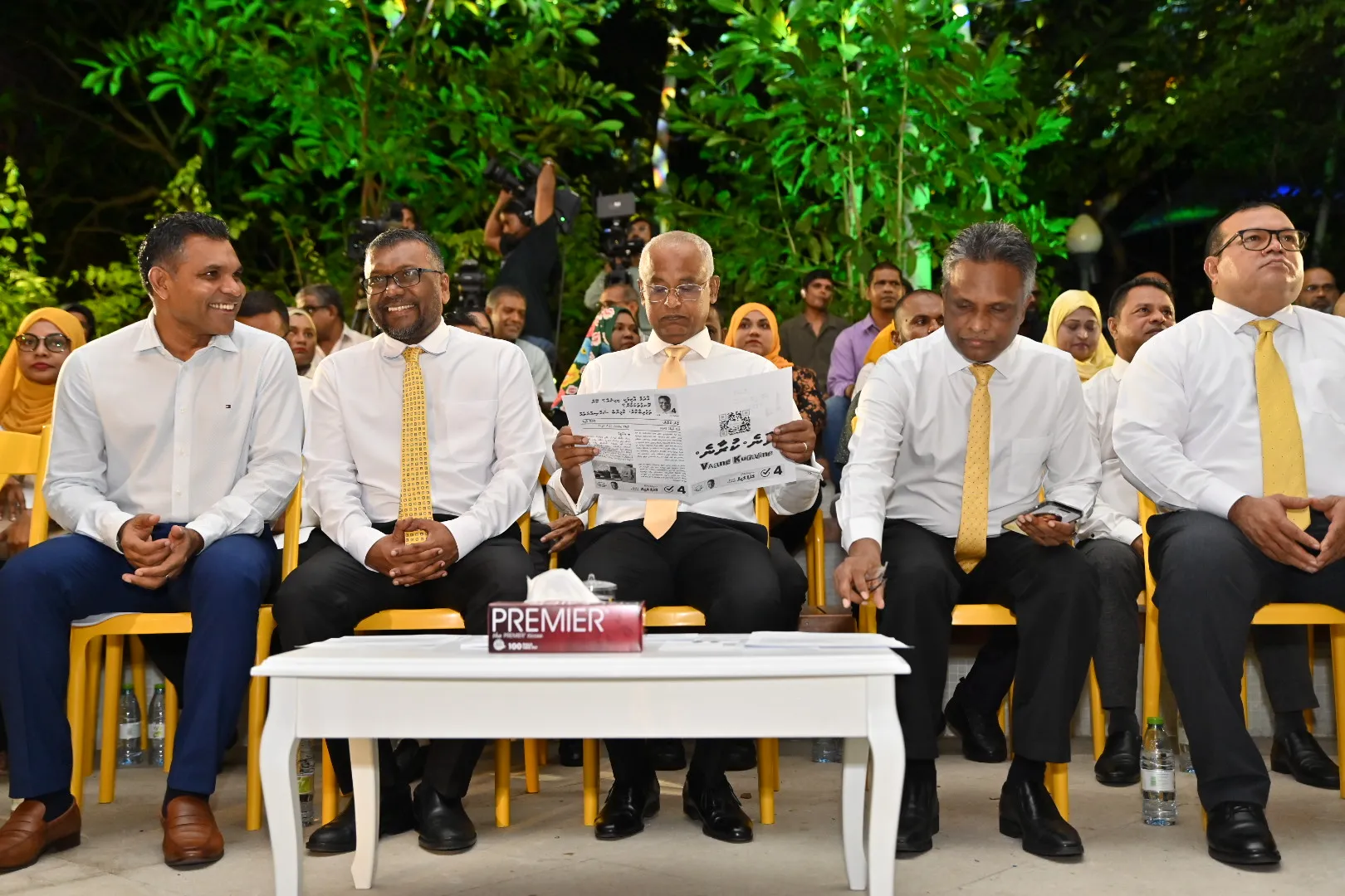 އަންނަ ރިޔާސީ އިންތިޚާބުގައި އެމްޑީޕީގެ ޓިކެޓްގައި ވާދަކުރަން ބޭނުންވާ ހަތަރު ފަސް ބޭފުޅަކު އެބަ ތިބި: ރައީސް ޞާލިޙް