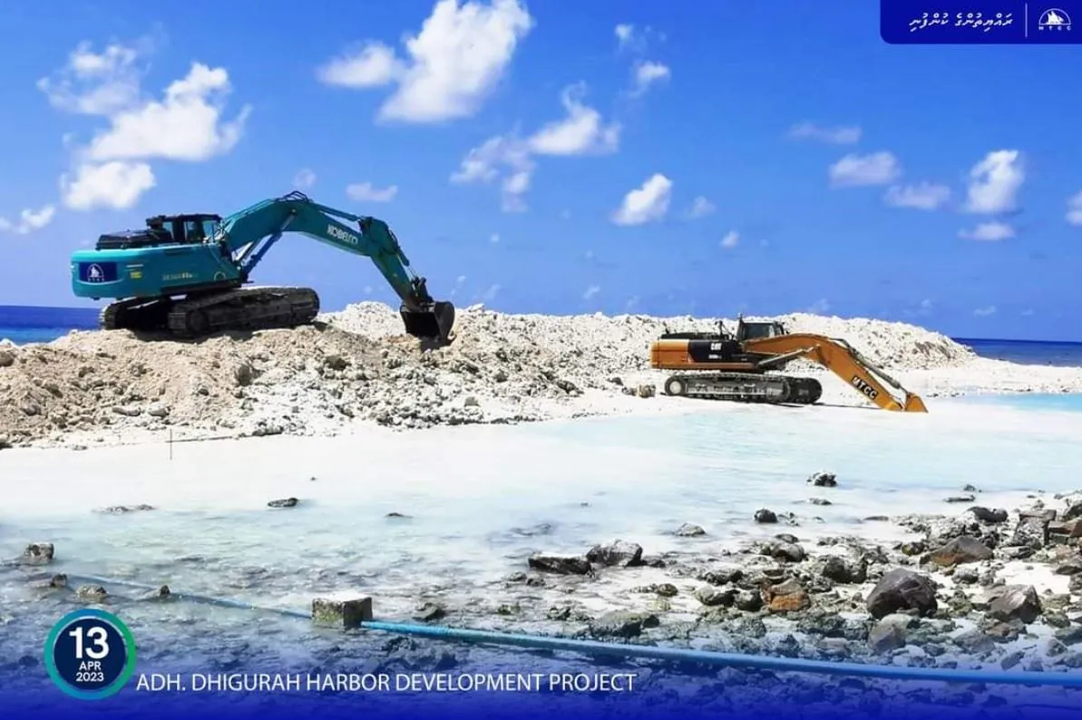 އދ. ދިގުރަށް ބަނދަރު ތަރައްޤީ ކުރުމުގެ މަޝްރޫޢު ބާރަށް ކުރިއަށް