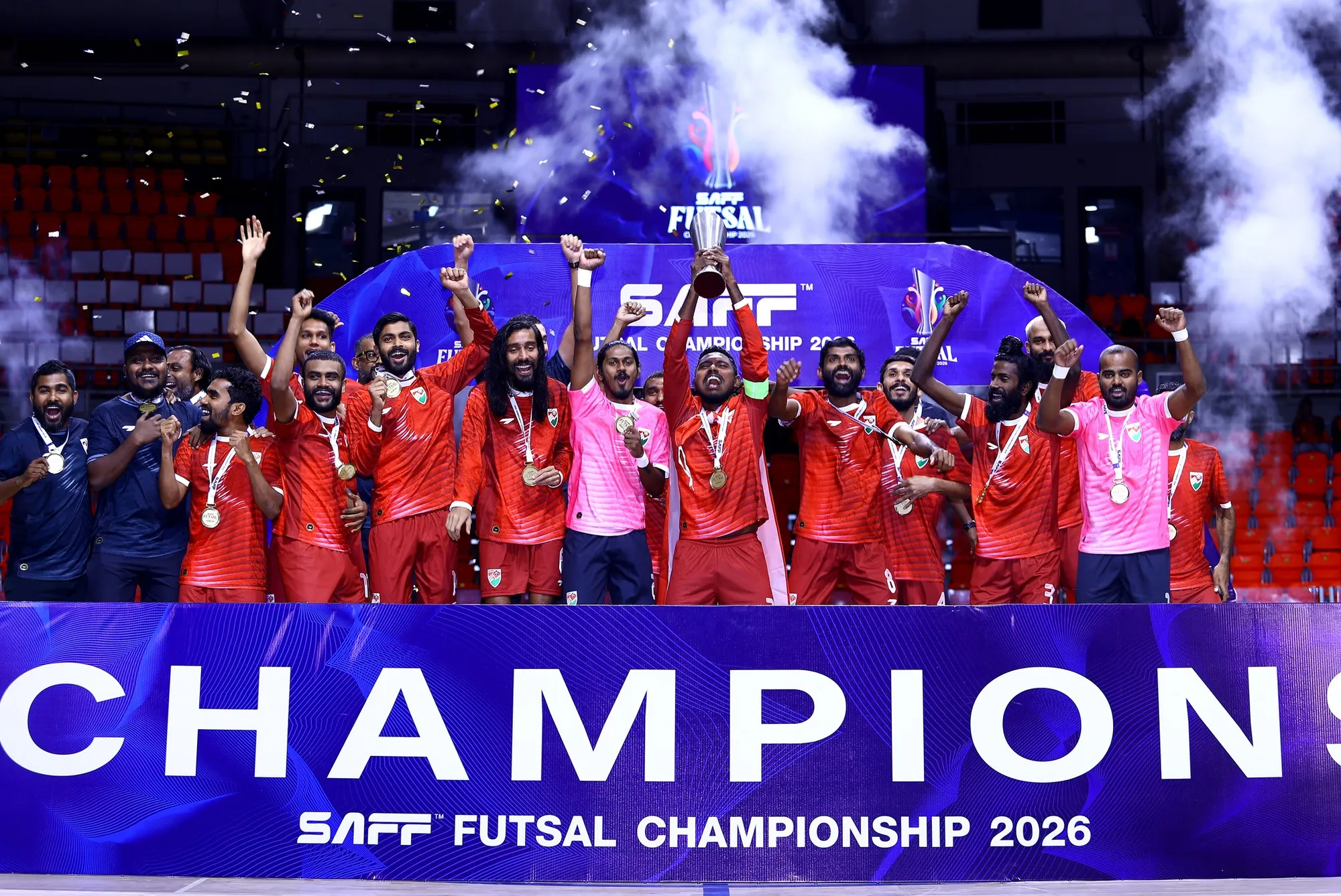 Maldives make history with SAFF Futsal Championship victory