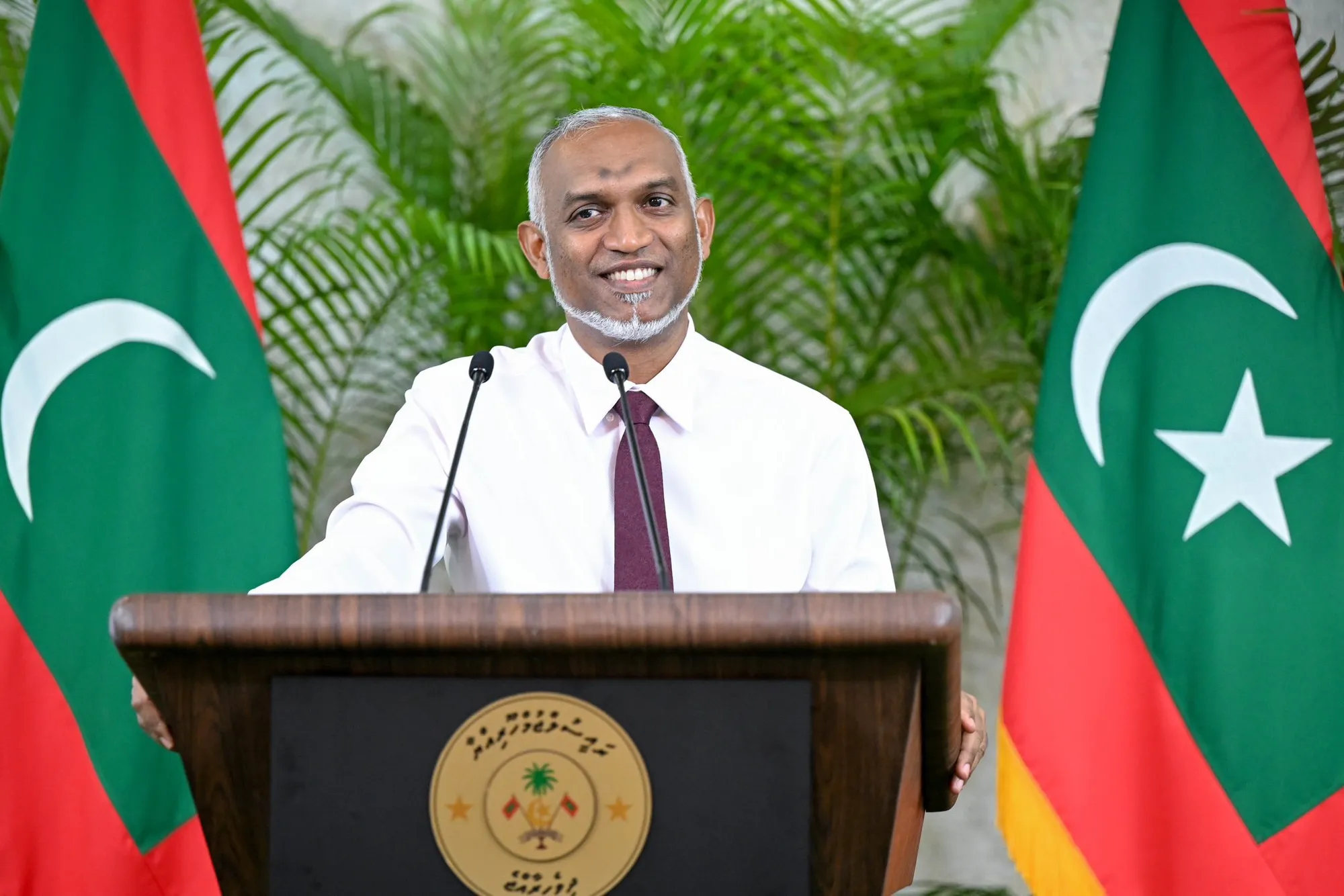 ރައީސުލްޖުމްހޫރިއްޔާ ޑރ. މުހައްމަދު މުއިއްޒު -- ފޮޓޯ: ރައީސް އޮފީސް