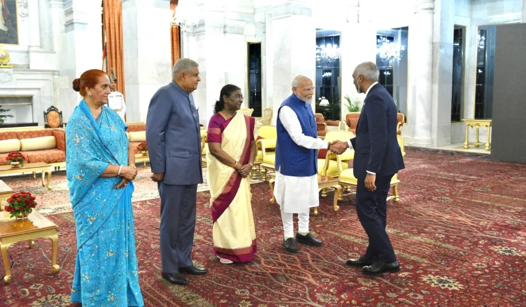 President Dr. Muizzu during his last trip to India to attend the swearing-in ceremony of Prime Minister Narendra Modi (Photo/President’s Office)