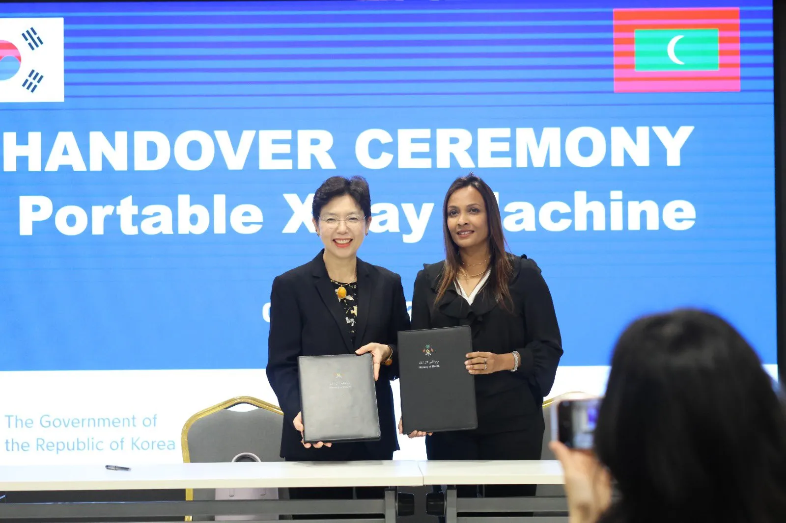 During the X-ray handover ceremony held today (Photo/ Health Ministry)