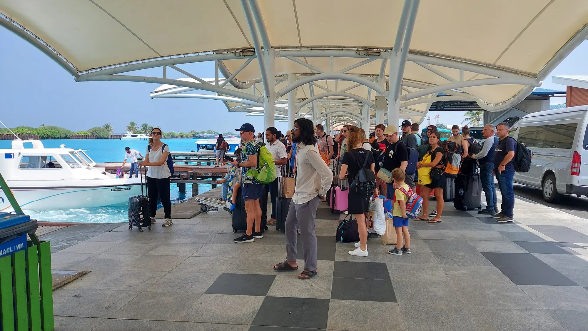 Tourist in Velana International Airport (Photo/Voice)