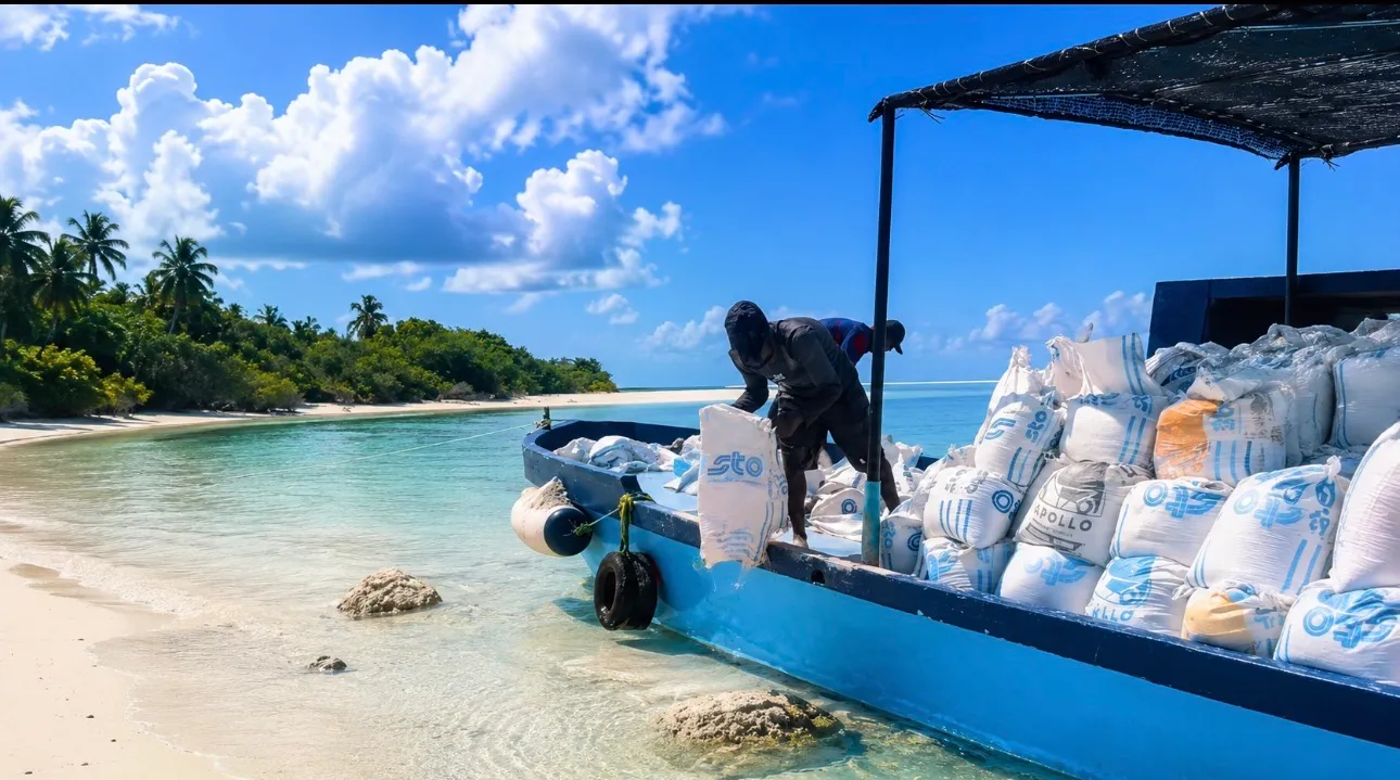 ފަޅުރަށަކުން ވެލި ނަގަމުންދިޔަ ބަޔަކު ހުއްޓުވައި، ވެލި ބަސްތާތައް ހުސްކުރުވައިފި