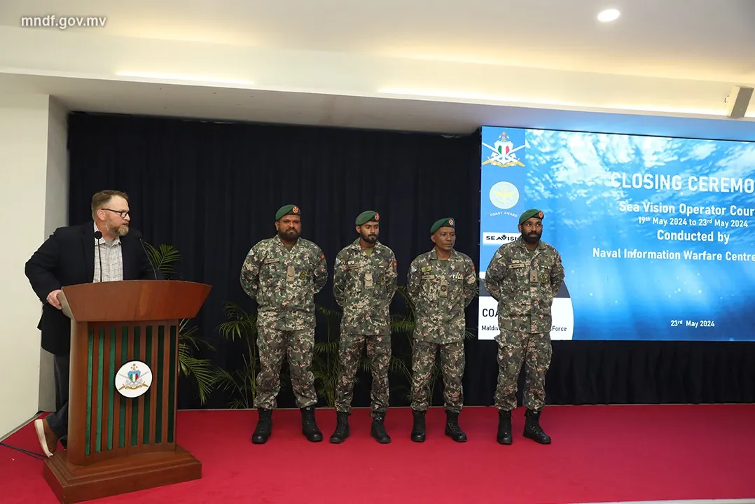 އެމްއެންޑީއެފް ކޯސްޓްގާޑުގެ 17 ސިފައިން ސީ ވިޝަން އޮޕަރޭޓަރ ކޯސް ފުރިހަމަކޮށްފި