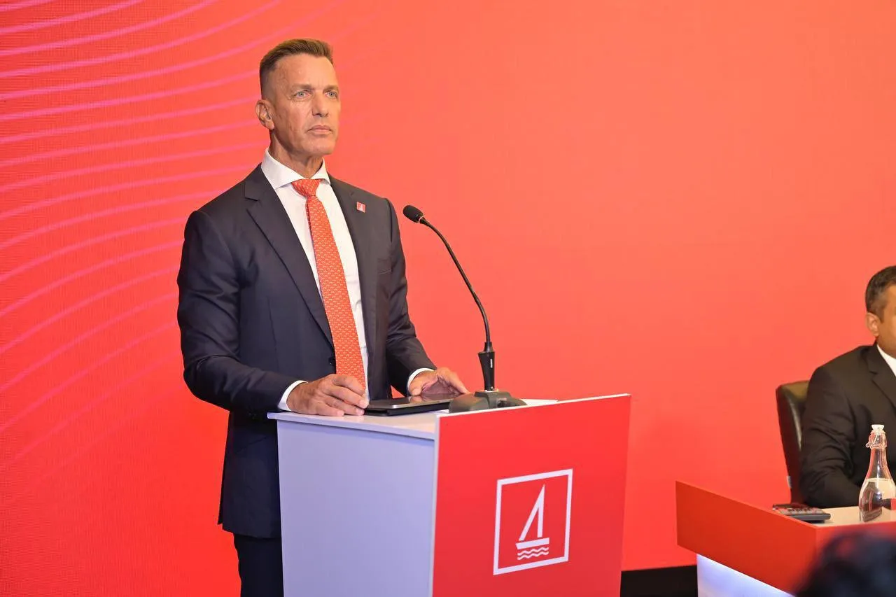 BML CEO and MD, Karl Stumke addressing the shareholders at 41st Annual General Meeting (Photo/ BML)