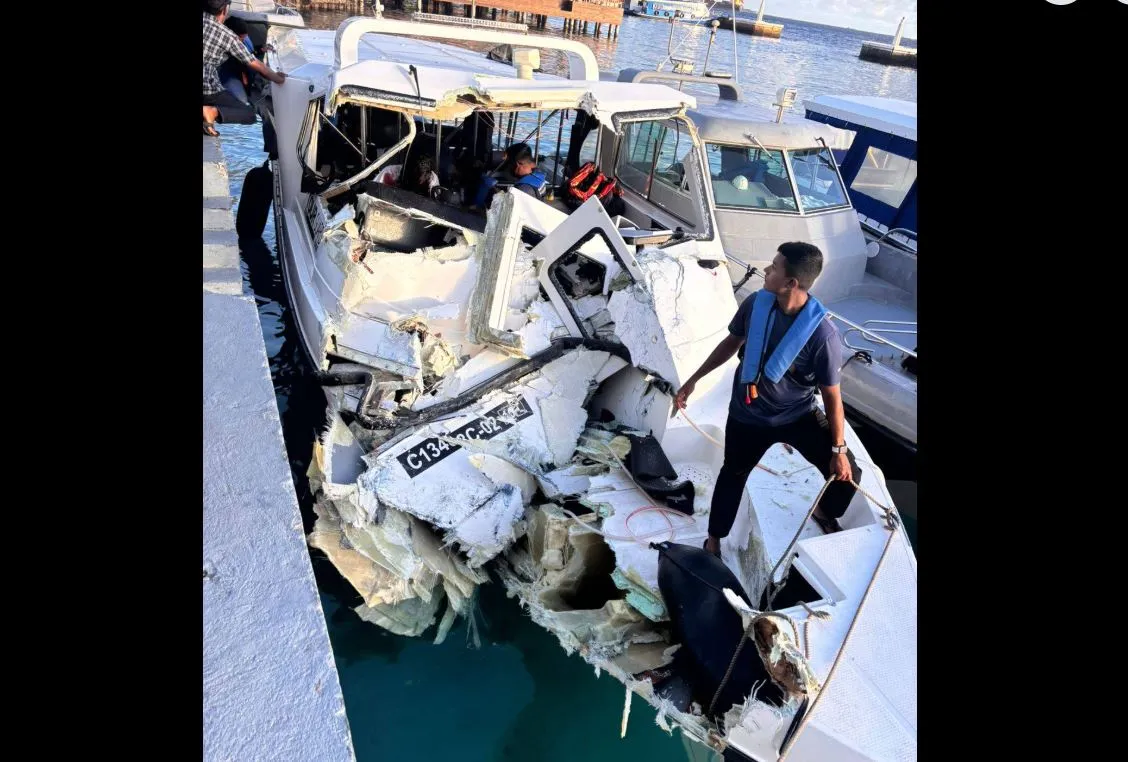 މާލެ ކައިރިން ލޯންޗެއް އެކްސިޑެންޓްވެ ދެމީހަކަށް އަނިޔާވެއްޖެ