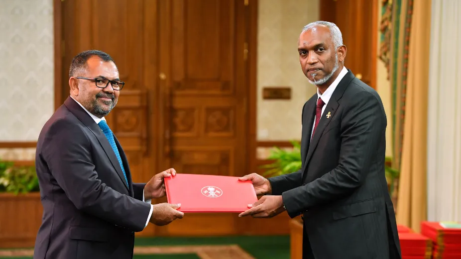 ރައީސުލްޖުމްހޫރިއްޔާ ޑރ. މުހައްމަދު މުޢިއްޒު އަދި މާލީ ވަޒީރު މޫސާ ޒަމީރު