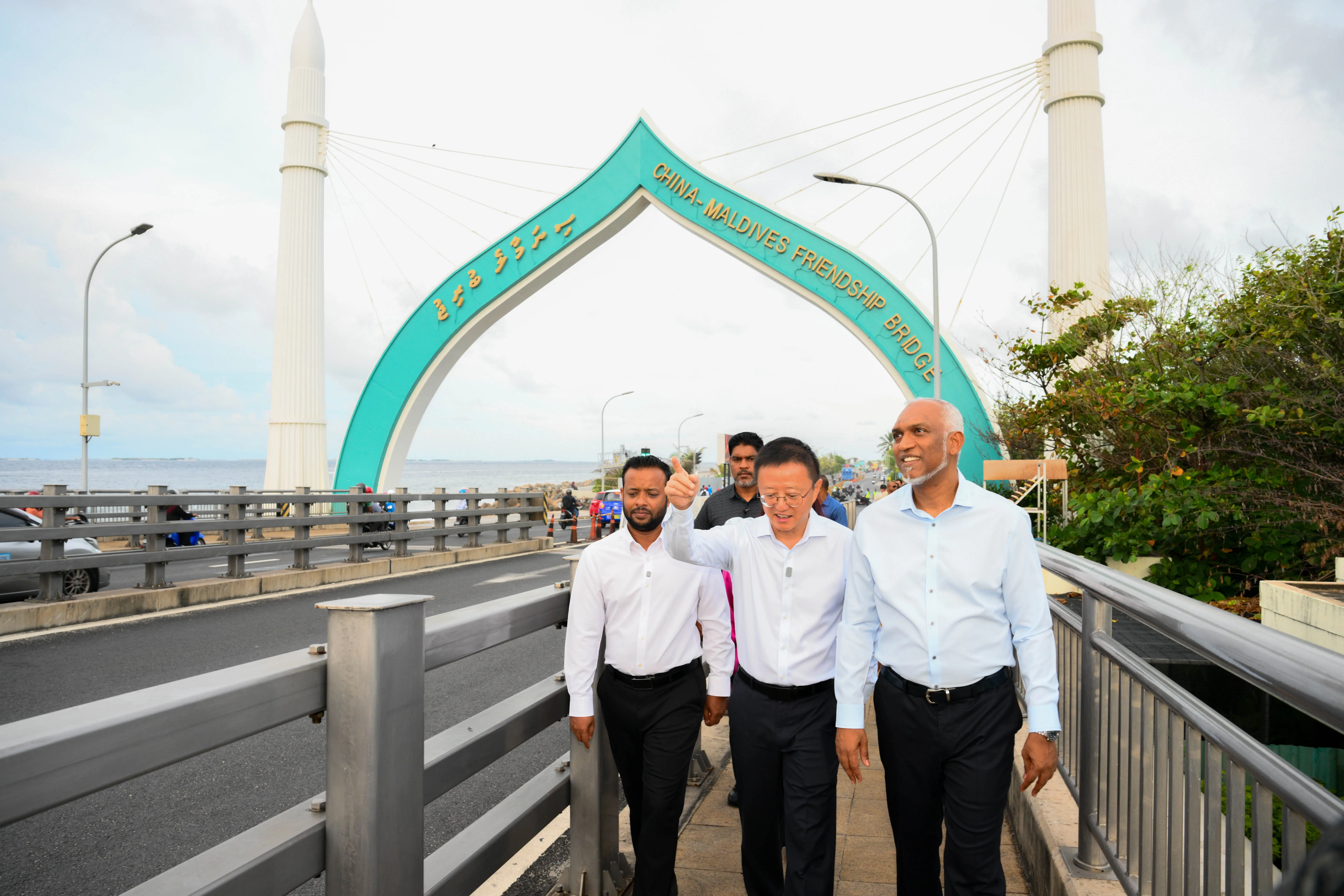 ސިނަމާލެ ބްރިޖަކީ ރާއްޖެ އާއި ޗައިނާާއާ ދެމެދު އޮތް ވަރުގަދަ ގުޅުން ރަމްޒުކޮށްދޭ ނިޝާނެއް: ރައީސް މުޢިއްޒު
