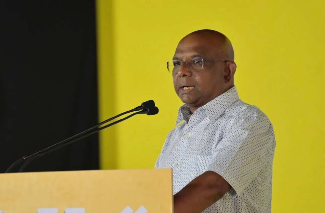 އިދިކޮޅު އެމްޑީޕީގެ ރައީސް ޢަބްދުالله ޝާހިދު- ފޮޓޯ/ އެމްޑީޕީ