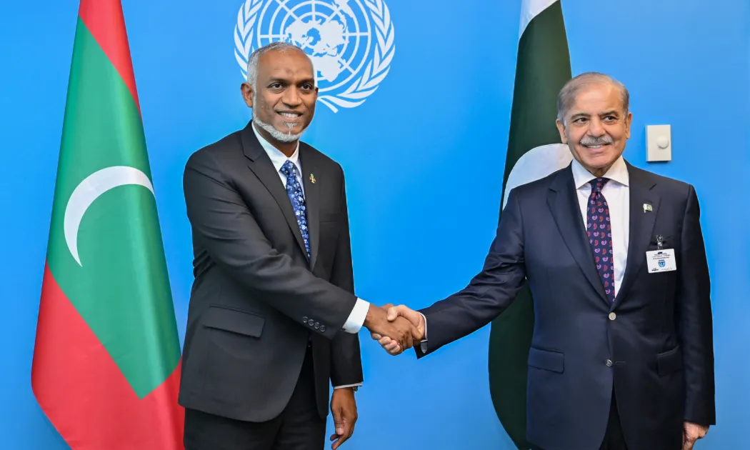 Prime Minister of Pakistan, Muhammad Shehbaz Sharif And President Dr. Muizzu
