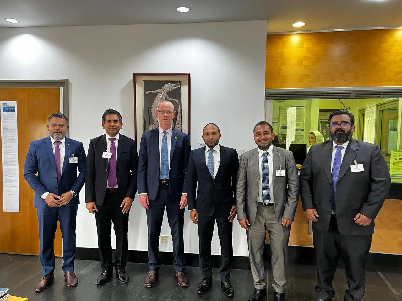 During a meeting held by the opposition with the Australian High Commissioner. Photo: PPM