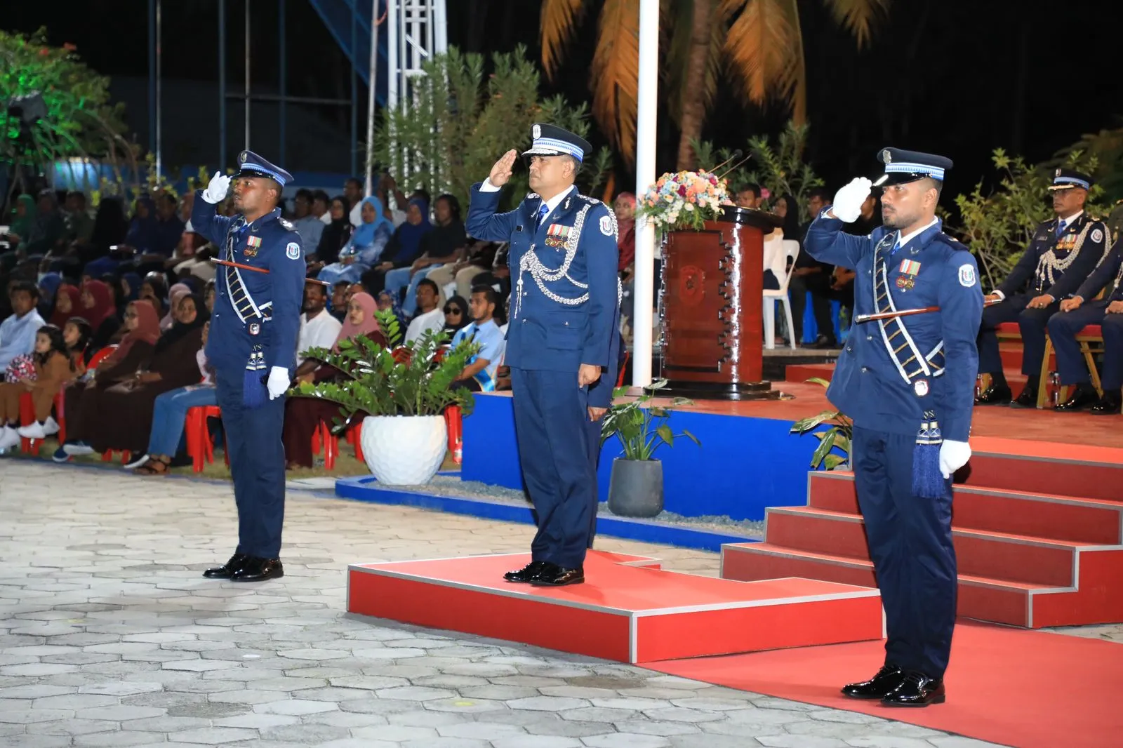ފުލުހުންގެ 38 ވަނަ އަސާސީ ތަމްރީން ކޯހުގެ ދަސްވެނިވުމުގެ ރަސްމިއްޔާތުގެ ތެރެއިން: ފޮޓޯ/ ޕޮލިސް