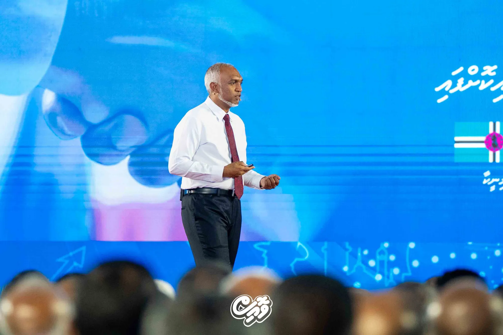 ރައީސް ޑރ.މުއިއްޒު މިރޭ ވާހަކަފުޅު ދައްކަވަނީ...