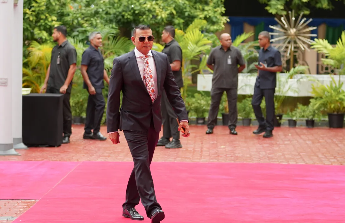 މީދޫ ދާއިރާގެ މެންބަރު އަޙްމަދު ސިޔާމް މުޙައްމަދު -- ފޮޓޯ: މަޖިލިސް