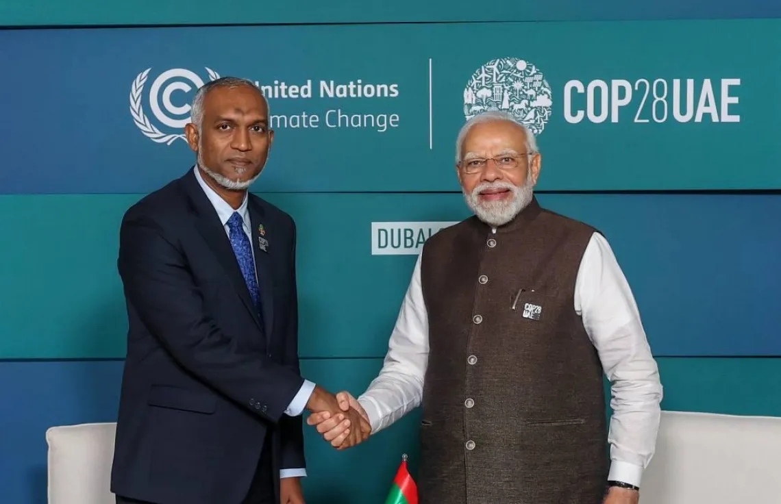 ރައީސް ޑރ. މުހައްމަދު މުއިއްޒާއި އިންޑިއާގެ ބޮޑުވަޒީރު