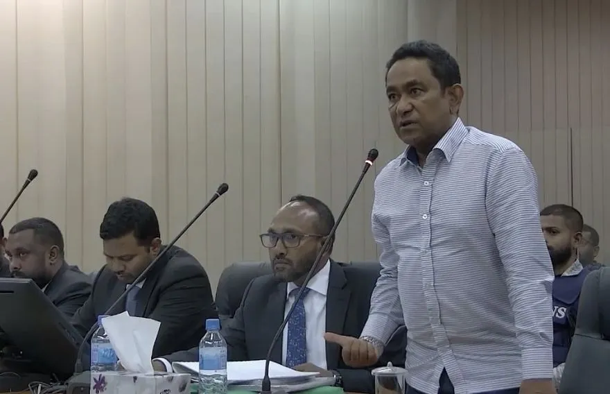 ފުއްގިރި މައްސަލައިގައި ރައީސް ޔާމީންގެ މައްޗަށް ހުކުމް ކުރުން މި މަހުގެ 29 ގައި