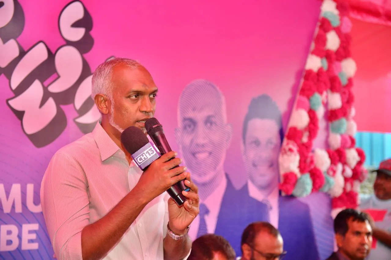 ވޭމަންޑޫއާއި ކިނބިދޫ ބިން ހިއްކައި، ދެ ރަށް ގުޅާލާނަން: މުޢިއްޒު