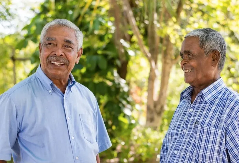 President confers Order of the Distinguished Rule of Izzuddin on Mohamed Moosa and Hussain Afeef