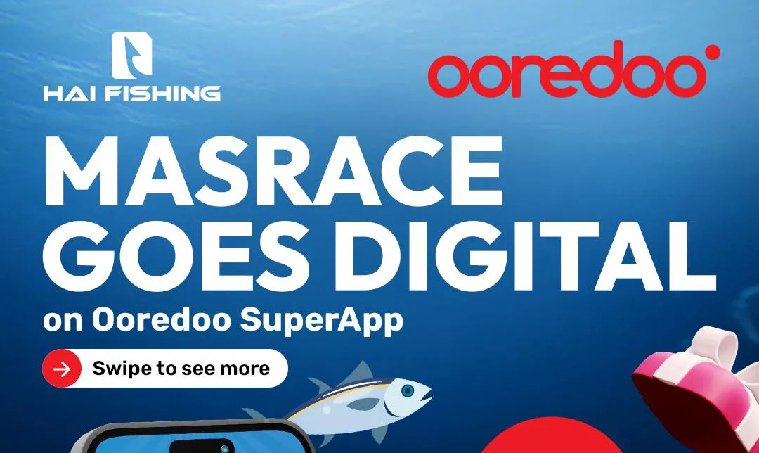 Mas Race Goes Digital with Ooredoo App, Gamers Compete for Premium Fishing Gear
