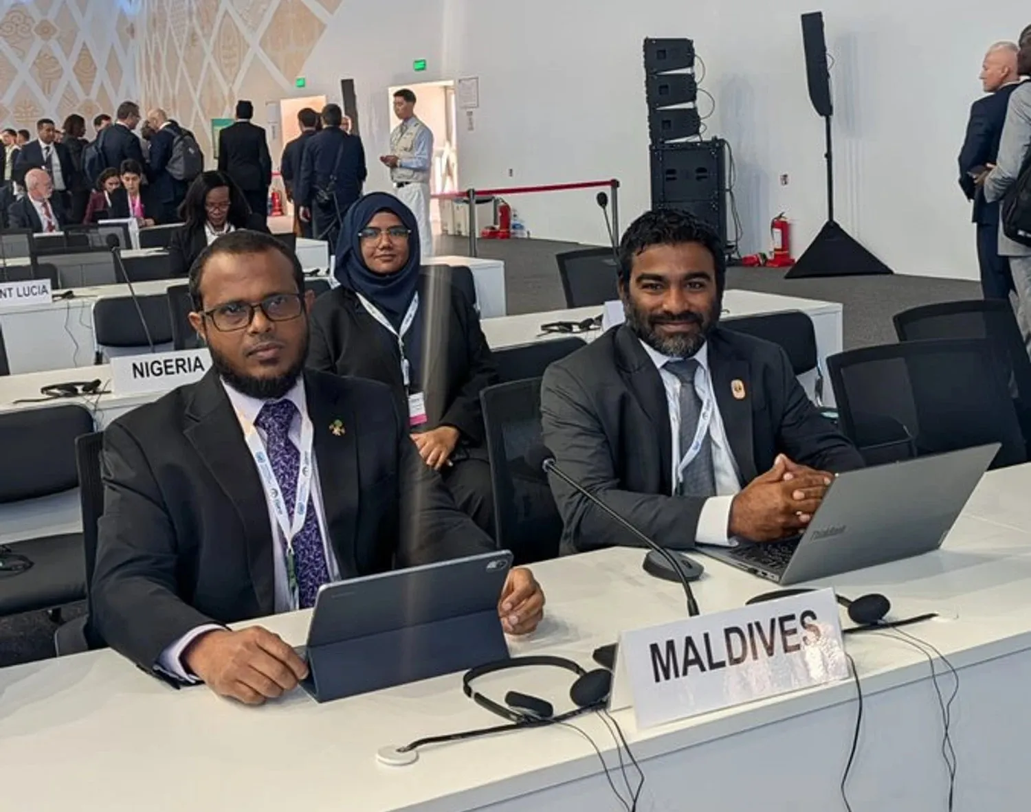 ޔޫ.އެން.ސީ.ސީ.ޑީ ކޮޕް-17 ގެ ހައިލެވެލް ސެގްމެންޓުގައި މިނިސްޓަރ ޢަލީ ޝަރީފް ބައިވެރިވެވަޑައިގެންފި