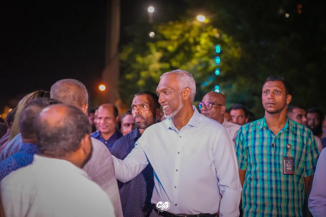 ރައީސް ޑރ.މުޙައްމަދު މުޢިއްޒު-- ފޮޓޯ: ވޮއިސް