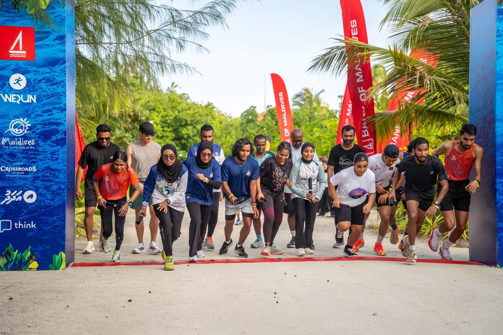 BML WeRUN Corporates Successfully Concludes at CROSSROADS Maldives